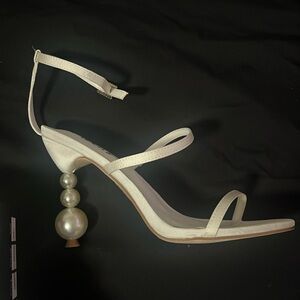 Bridal sandal heels